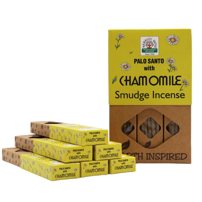 Incienso Orgánico Palo Santo con Manzanilla