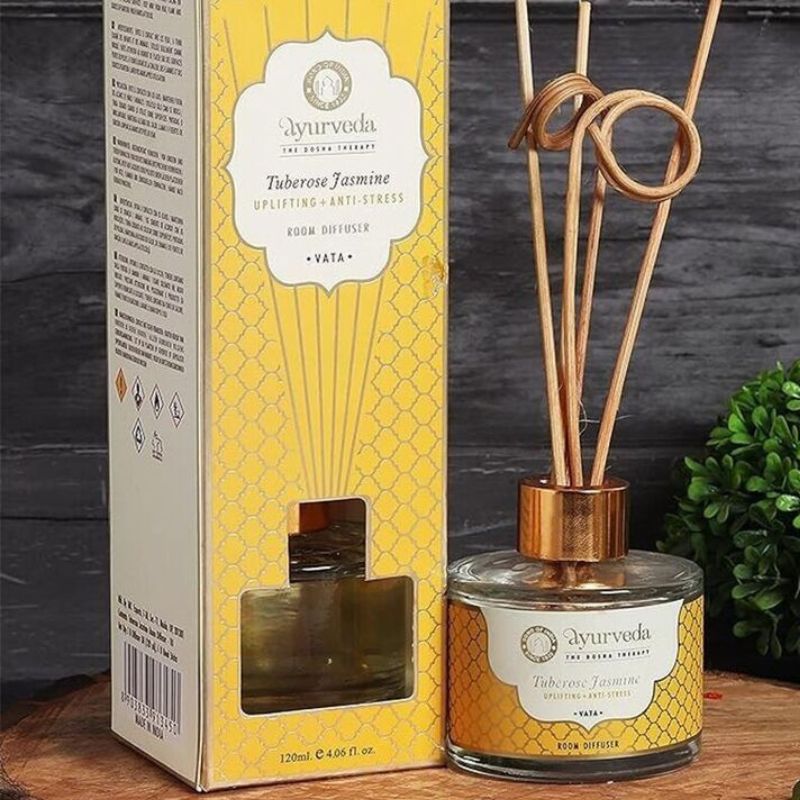 Difusor de Varilla Ayurveda Flor de Jazmin 120mL