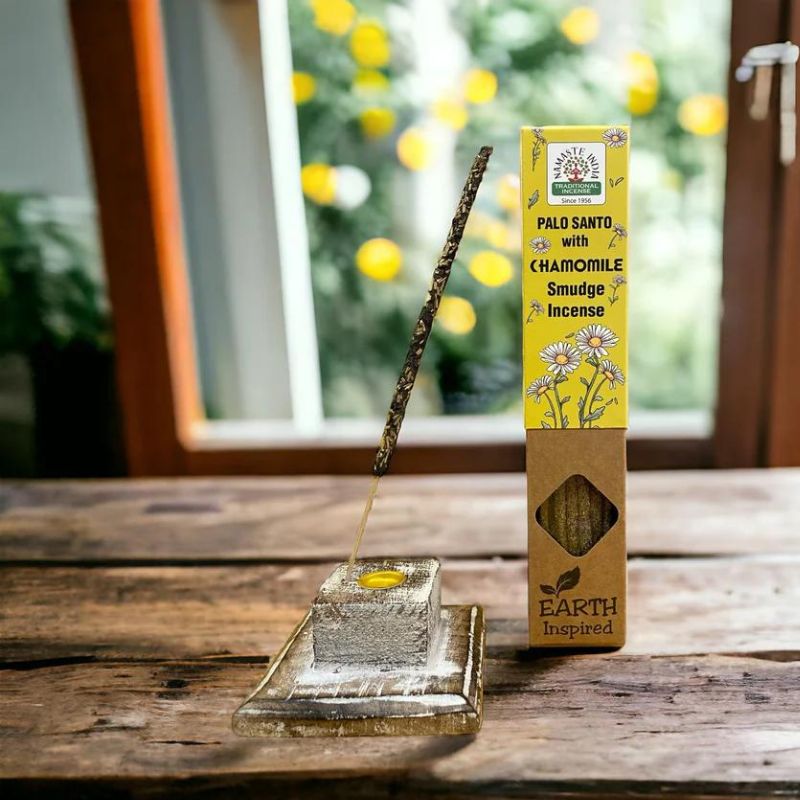 Incienso Orgánico Palo Santo con Manzanilla