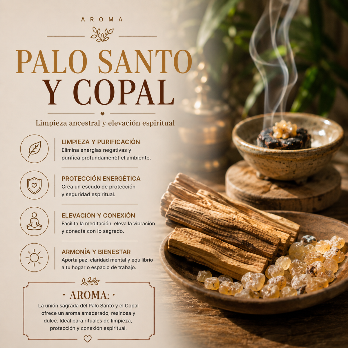 Incienso Masala Copal Palo Santo
