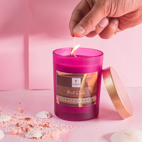 Vela Arenas Rosas 225gr