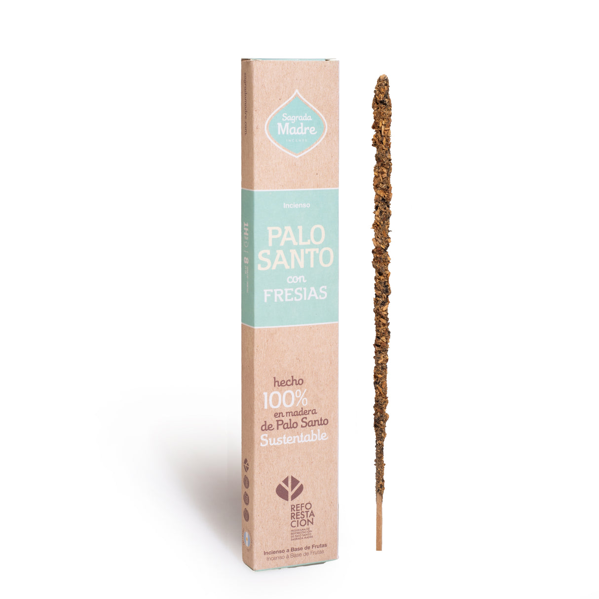 Sahumerio Palo Santo con Fresias