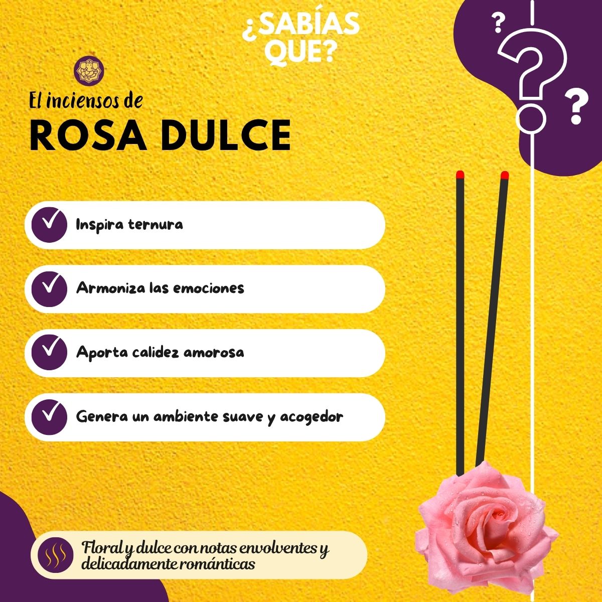 Incienso Natural Pure Rose - Parimal