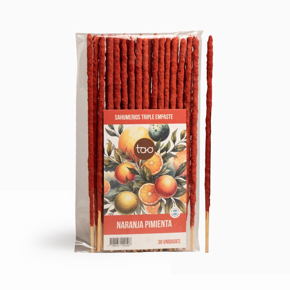 Sahumerio Triple Empaste Naranja Pimienta
