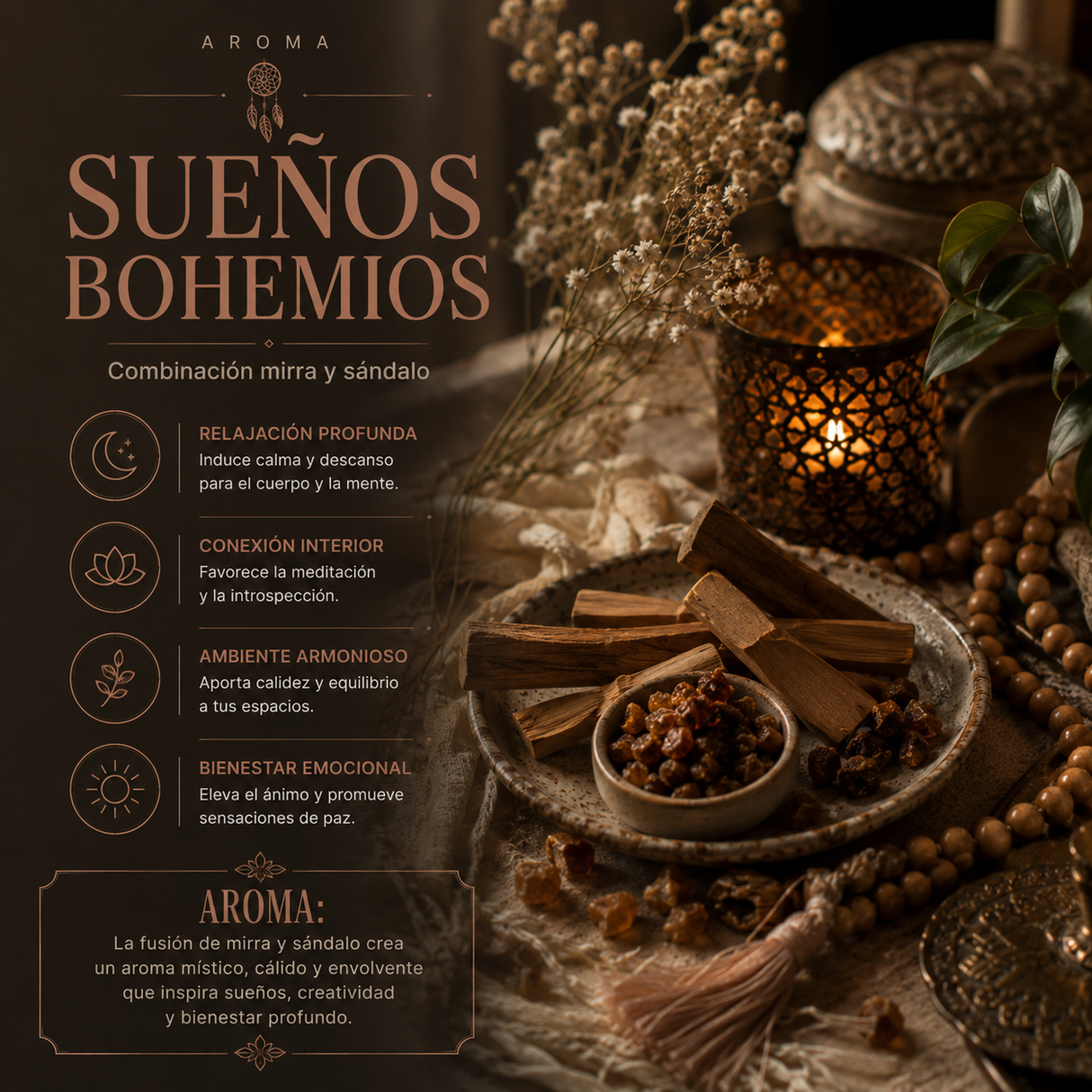 Aromatizante Spray Sueños Bohemios 100 mL