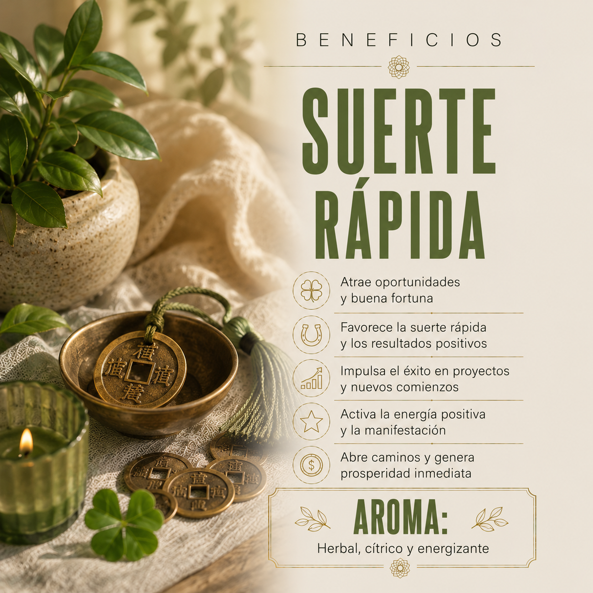 Incienso Suerte Rápida