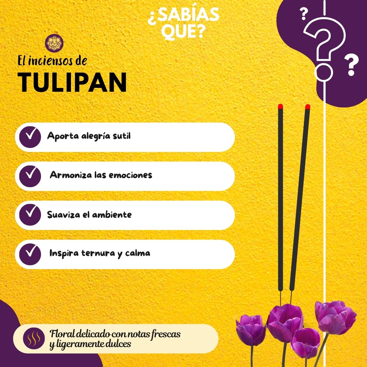 Incienso Tulipan
