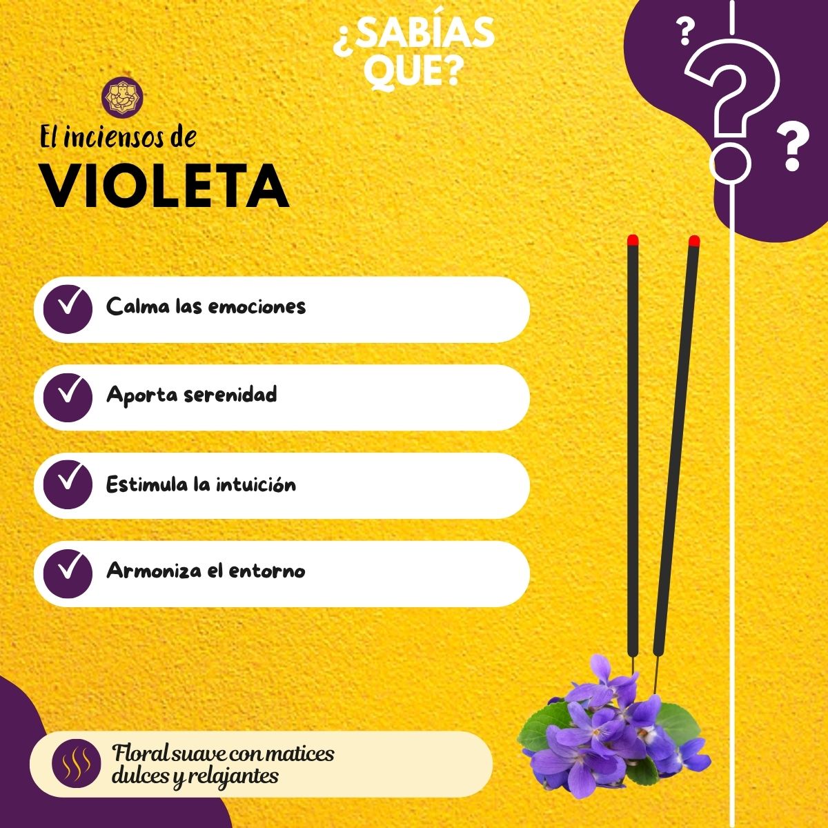Incienso Masala Violeta
