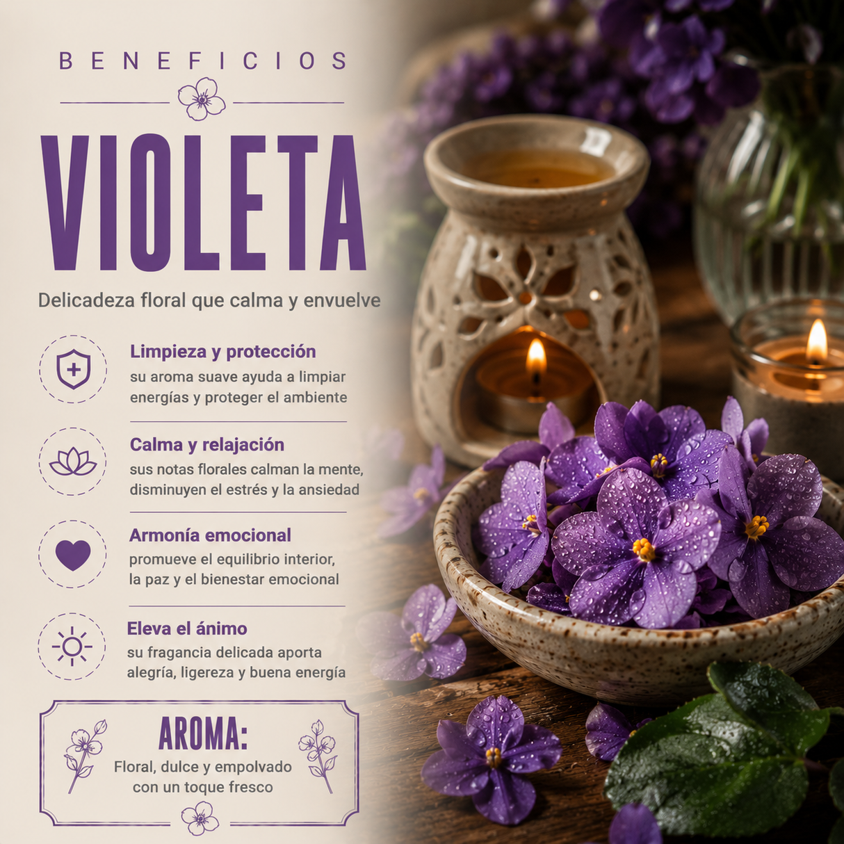 Aceite Aromático Violeta