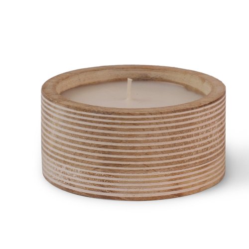 Vela Big Stripe Madera de Frangipani