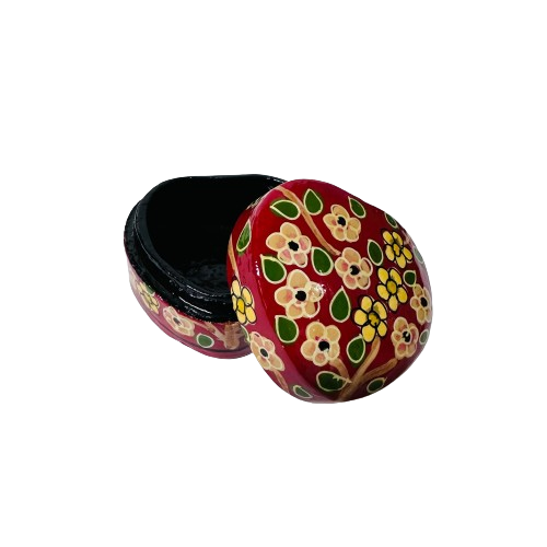 Cajita de Sueños Corazon Mini Flores Rojo