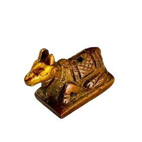 Porta Incienso Mini Vaca Bronce