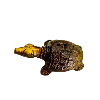 Porta Incienso Mini Tortuga Bronce