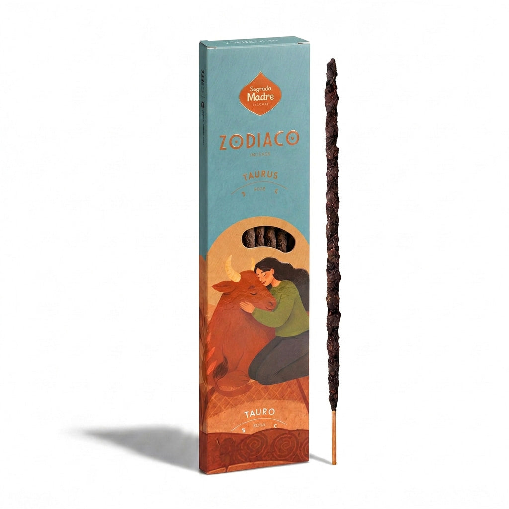 Sahumerio Zodiaco Tauro Rosa