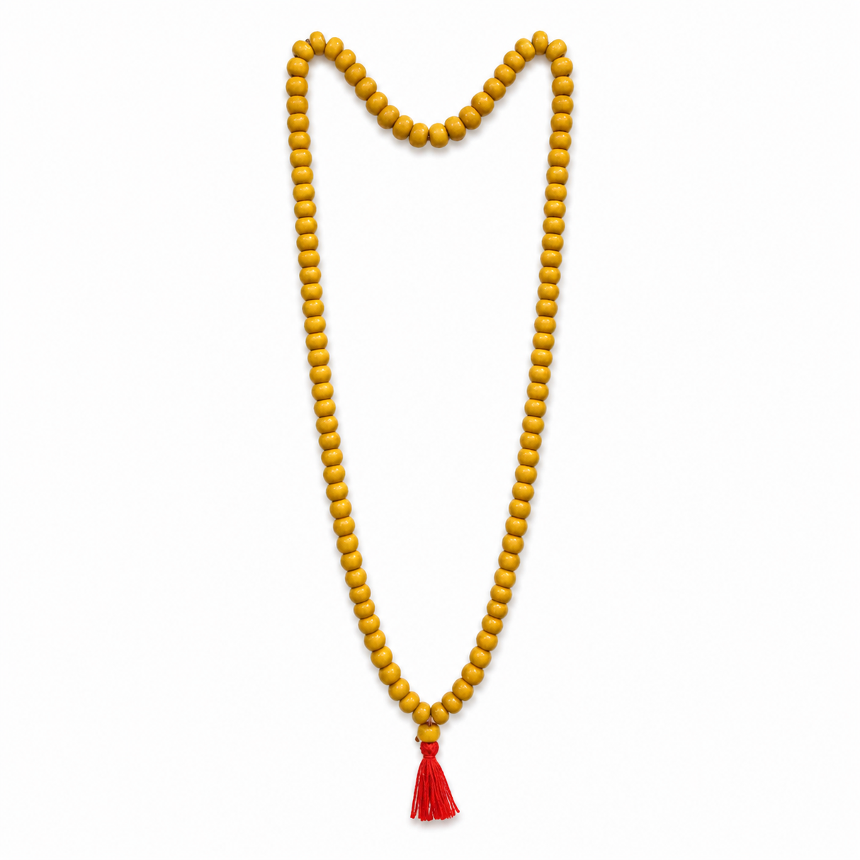 Japa Mala Madera Amarillo 8 mm
