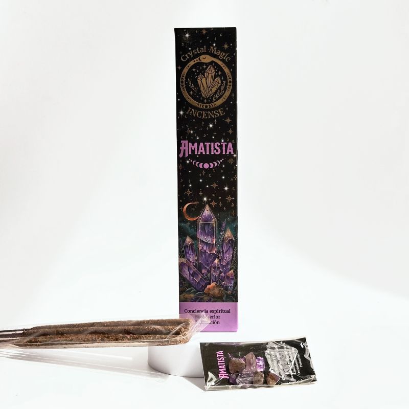 Incienso Paz Interior con Piedras de Amatista