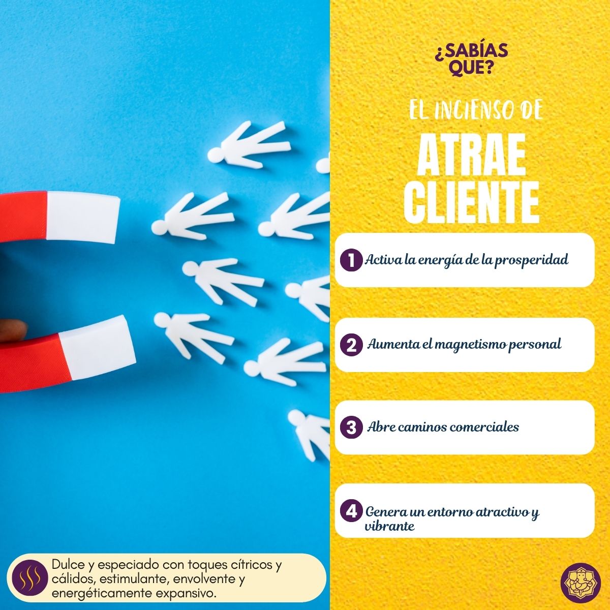 Incienso Llama Cliente