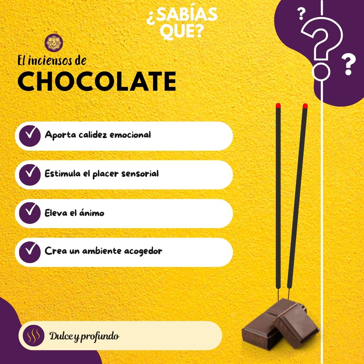 Incienso Chocolate