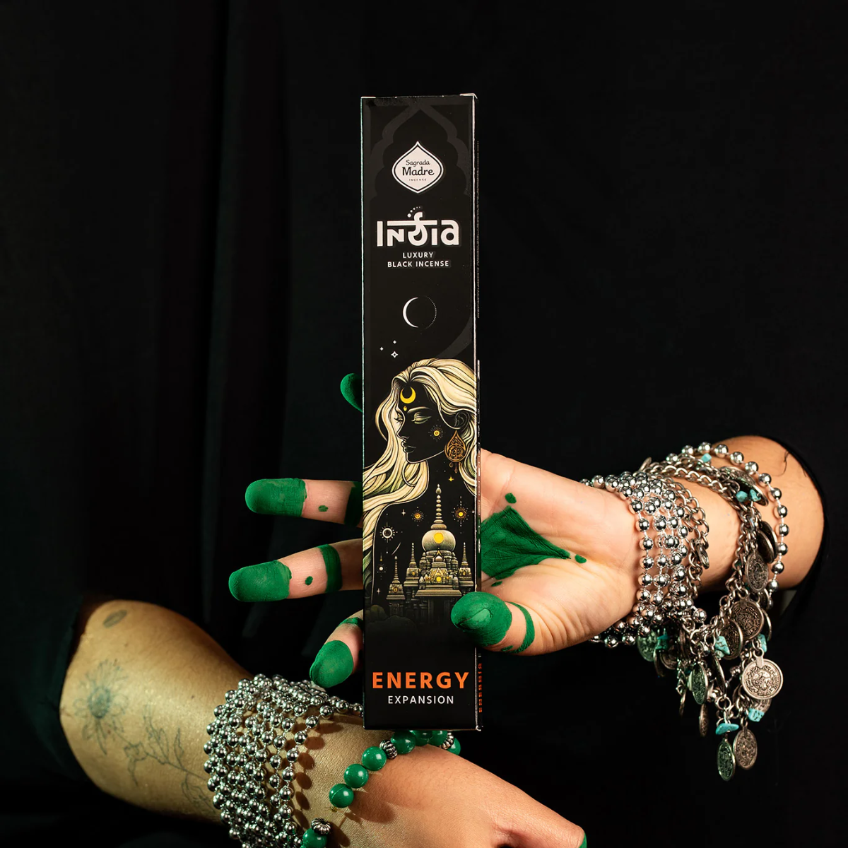 Varilla Sahumerio India Black Energia