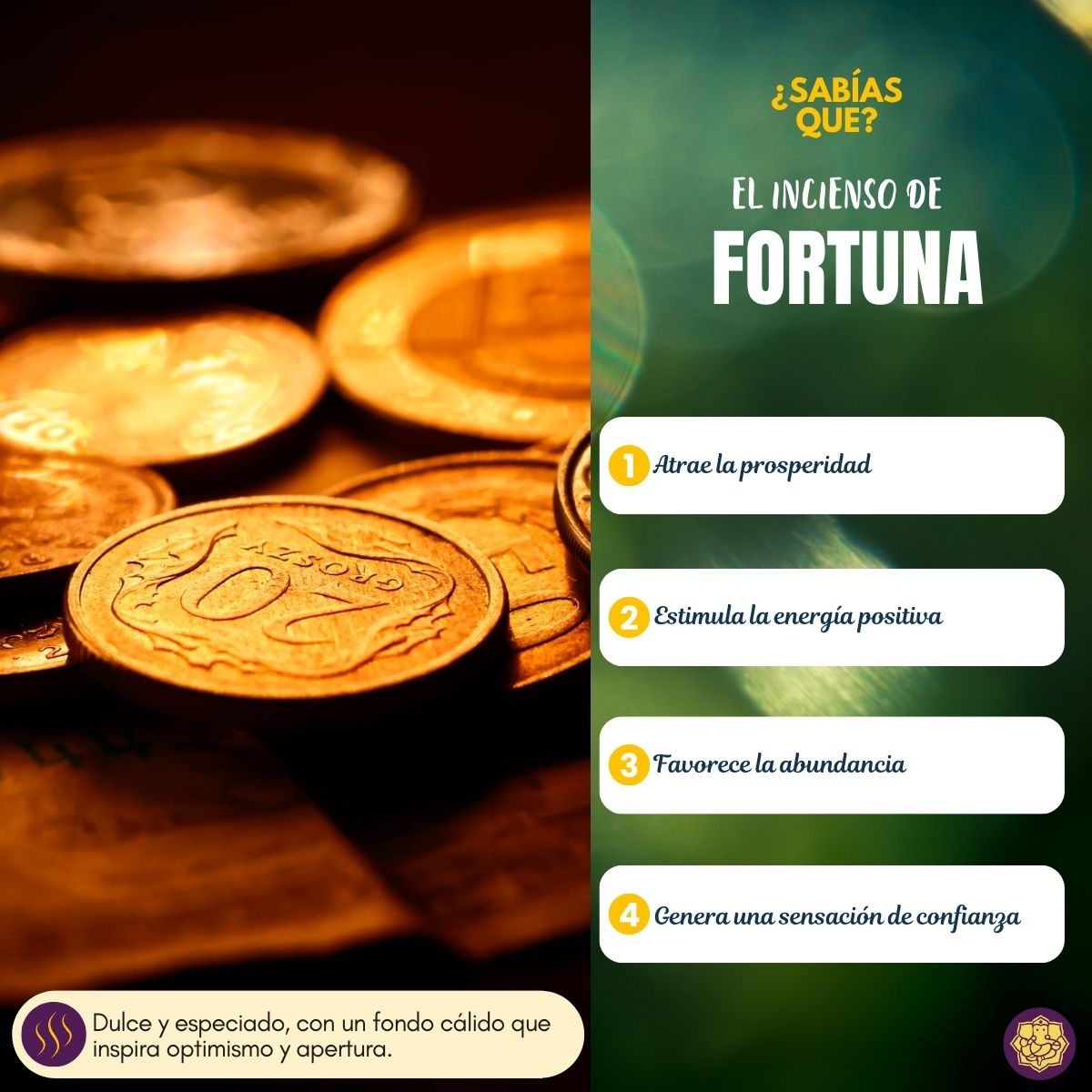 Incienso Masala Fortuna