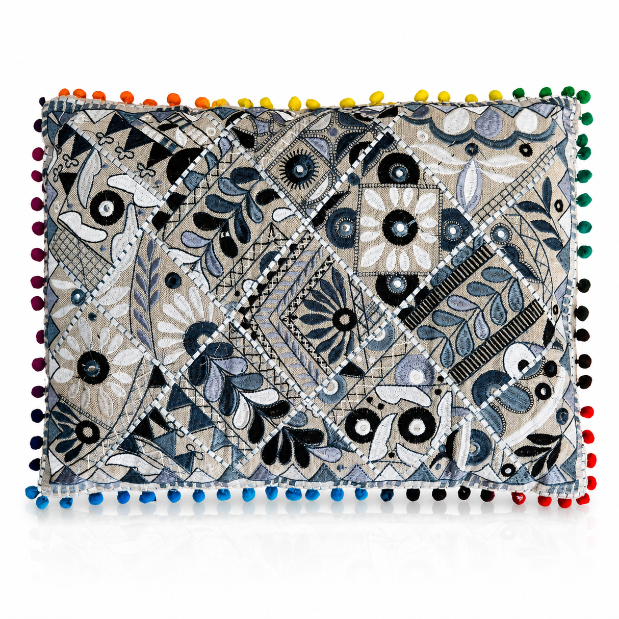 Cojin Decorativo Gris