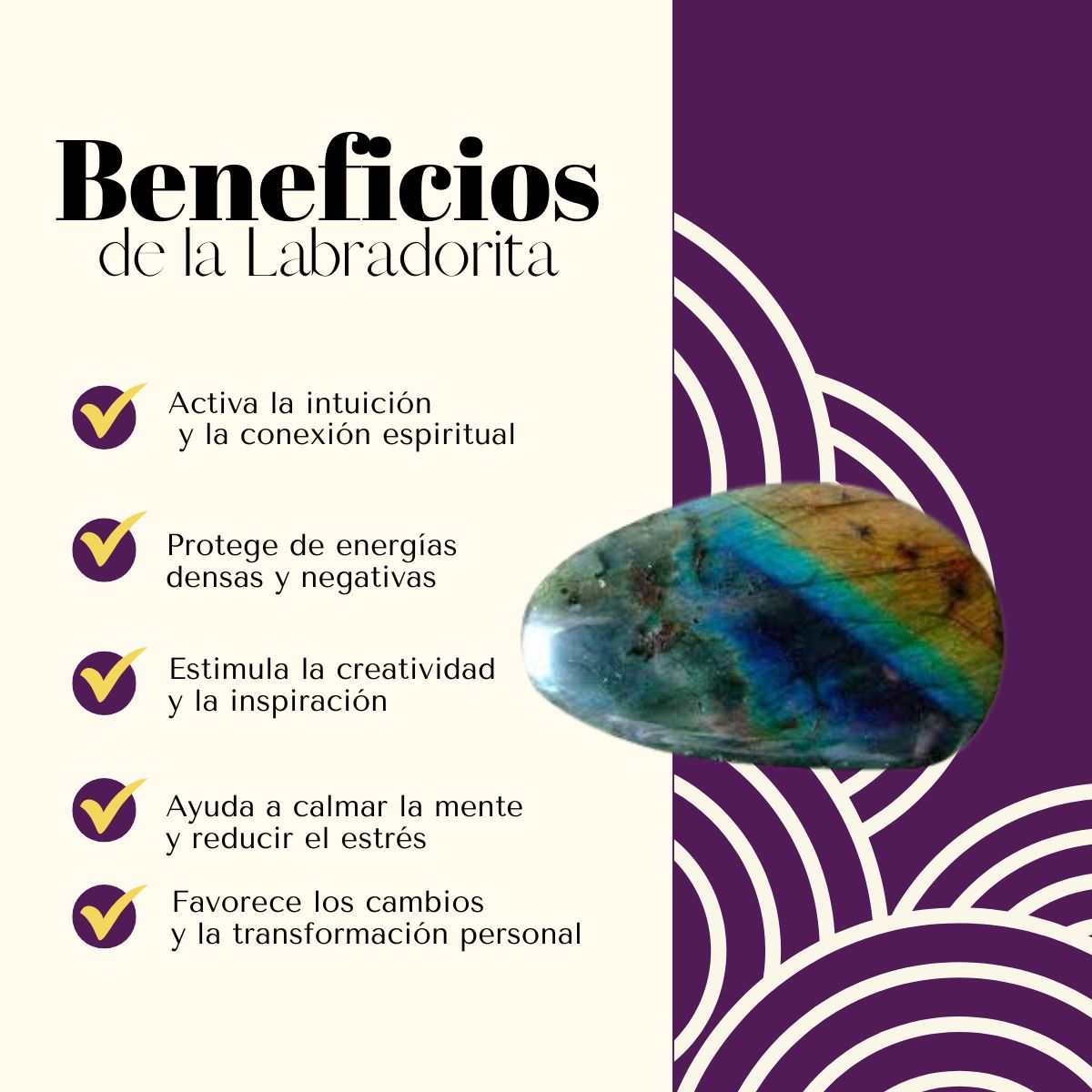 Aros Dorados Isis Labadorita