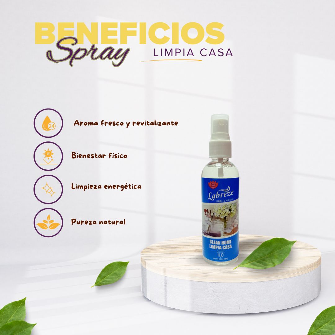 Aromatizante Spray Limpia Casa 100 mL