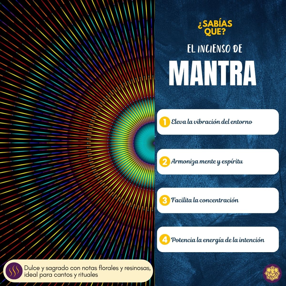 Incienso Golden Nag Mantra
