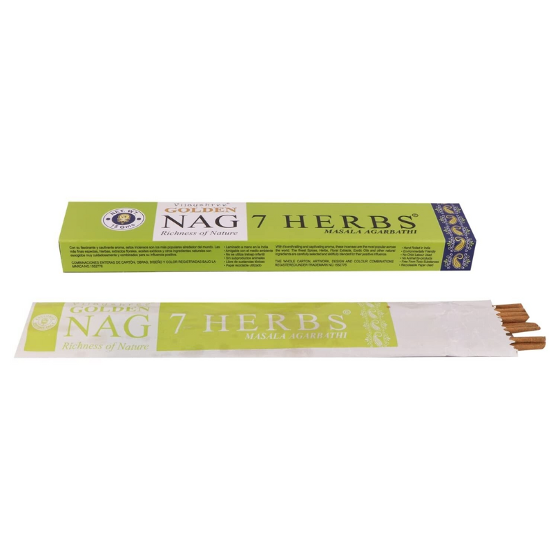 Incienso Golden Nag 7 Hierbas