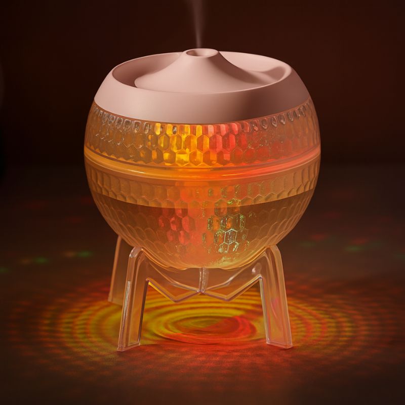 Humidificador Mondo Planet Rosado 350mL + 1 aceite de regalo