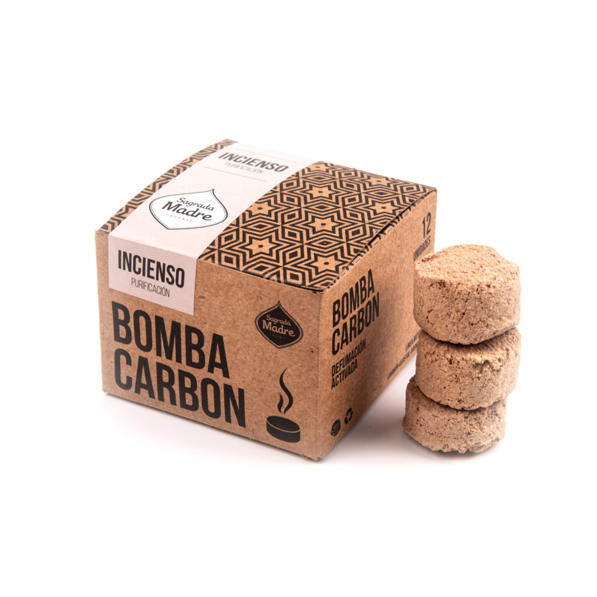 Carbón Incienso 12u