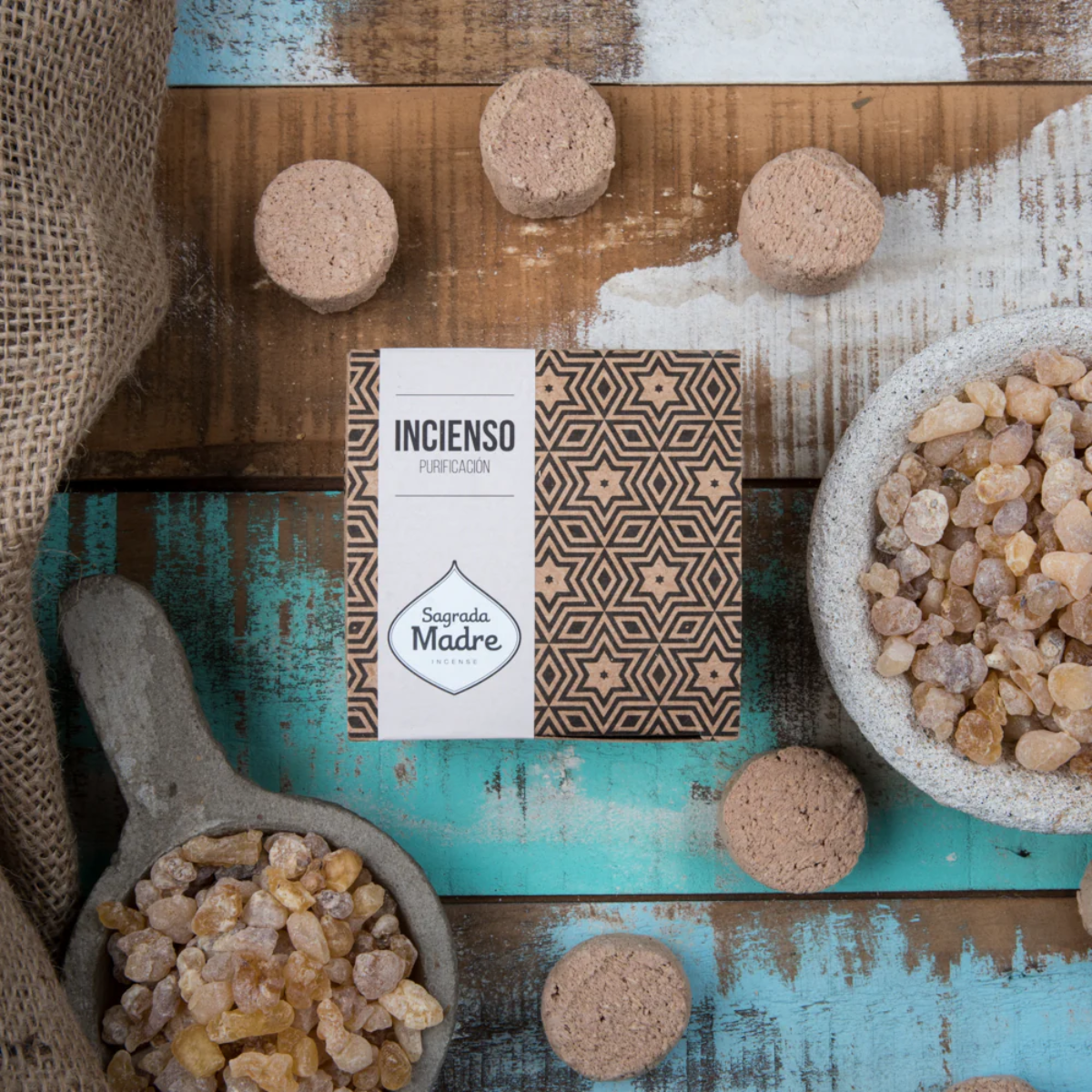 Carbón Incienso 12u