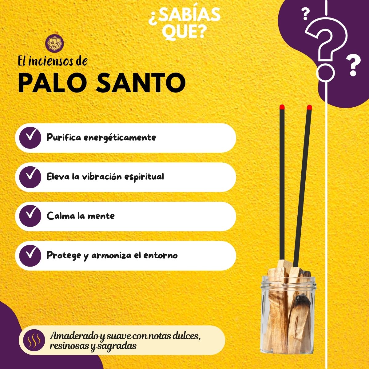 Incienso Jumbo Palo Santo