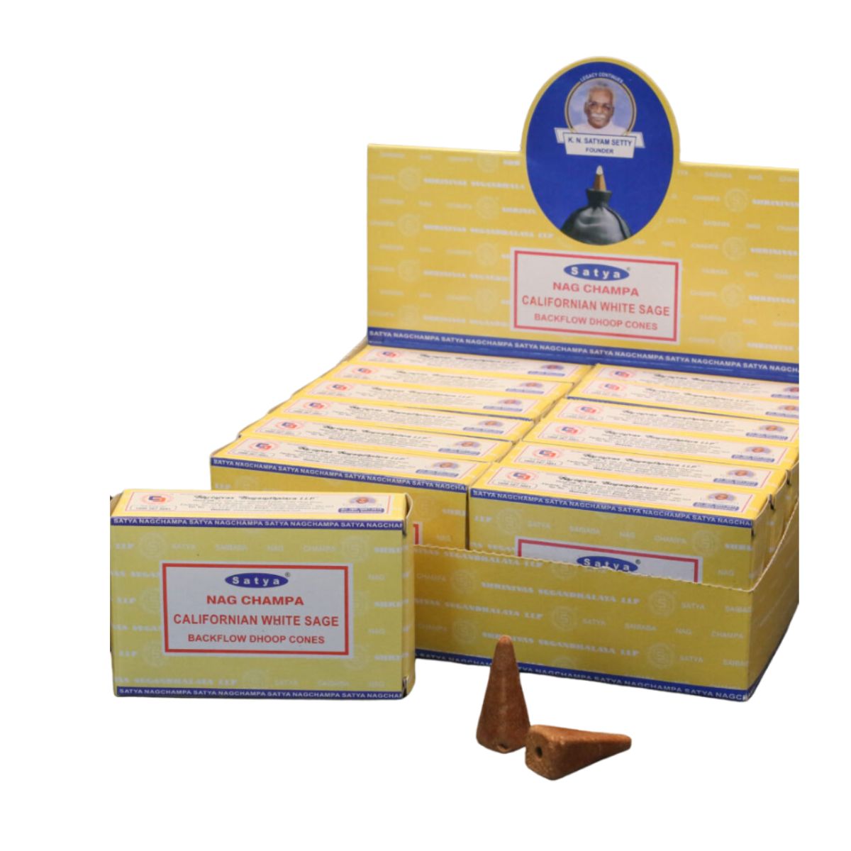 Incienso Cascada Salvia Blanca 120conos