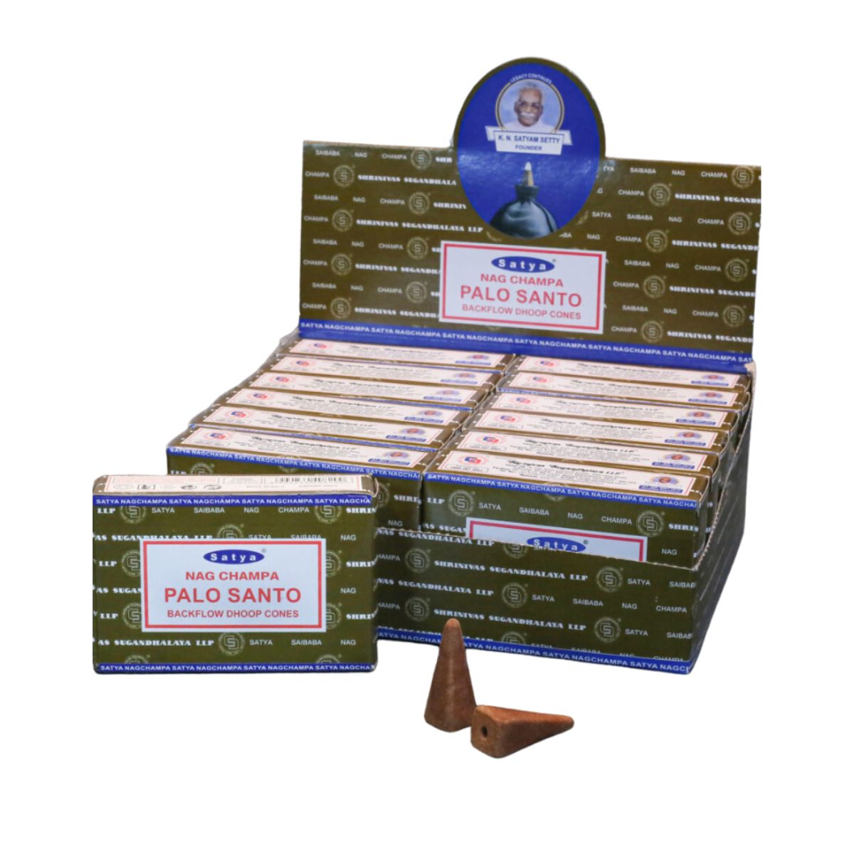 Incienso Cascada Palo Santo 120conos