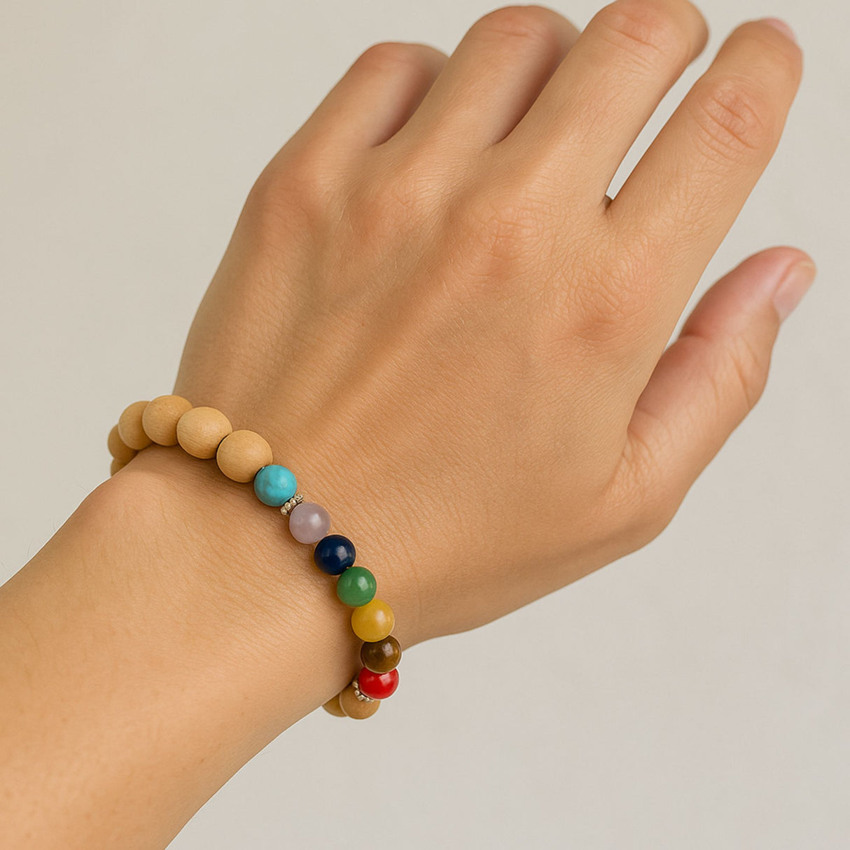 Pulsera de Palo Santo 7 Chakras