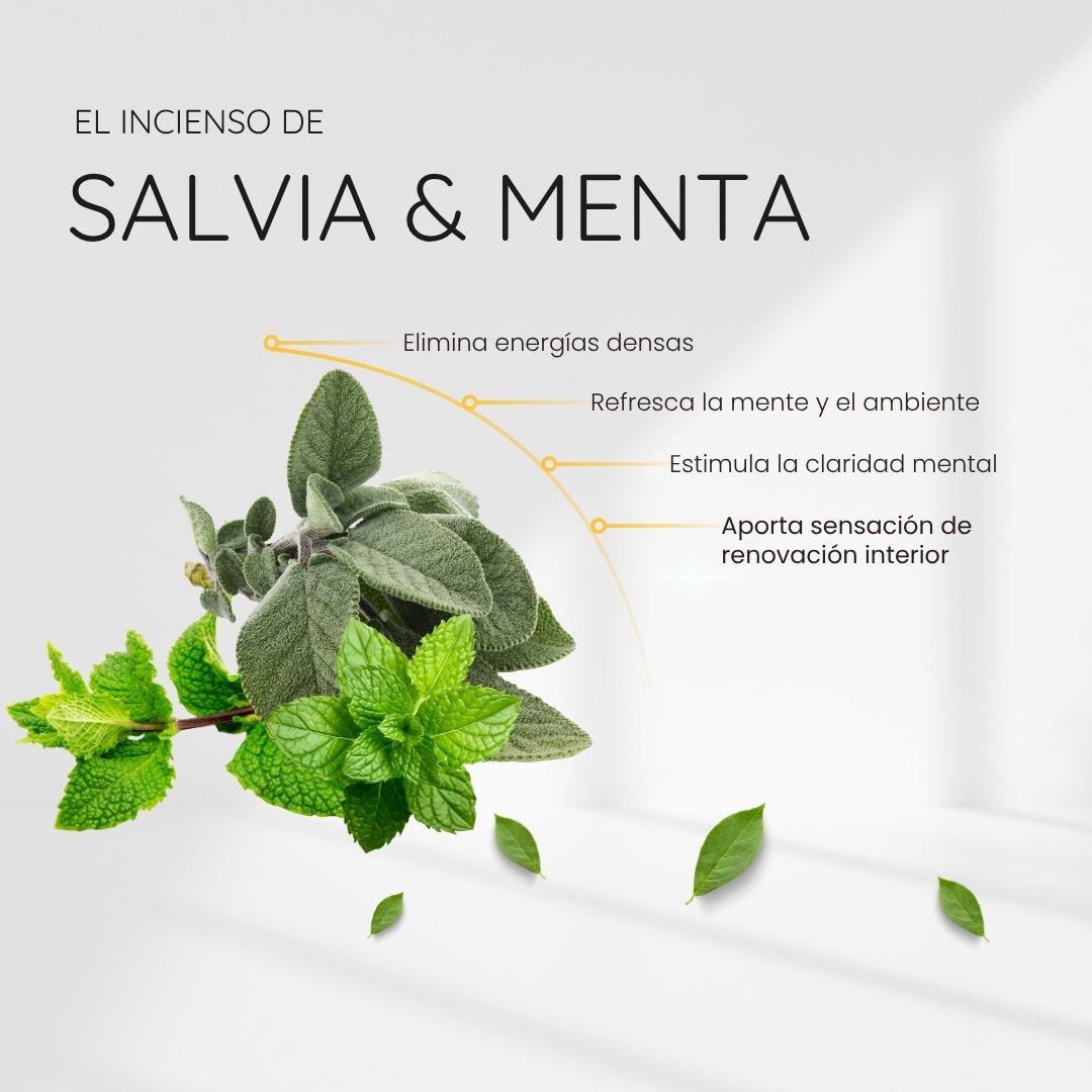 Incienso Ayurveda Salvia y Menta