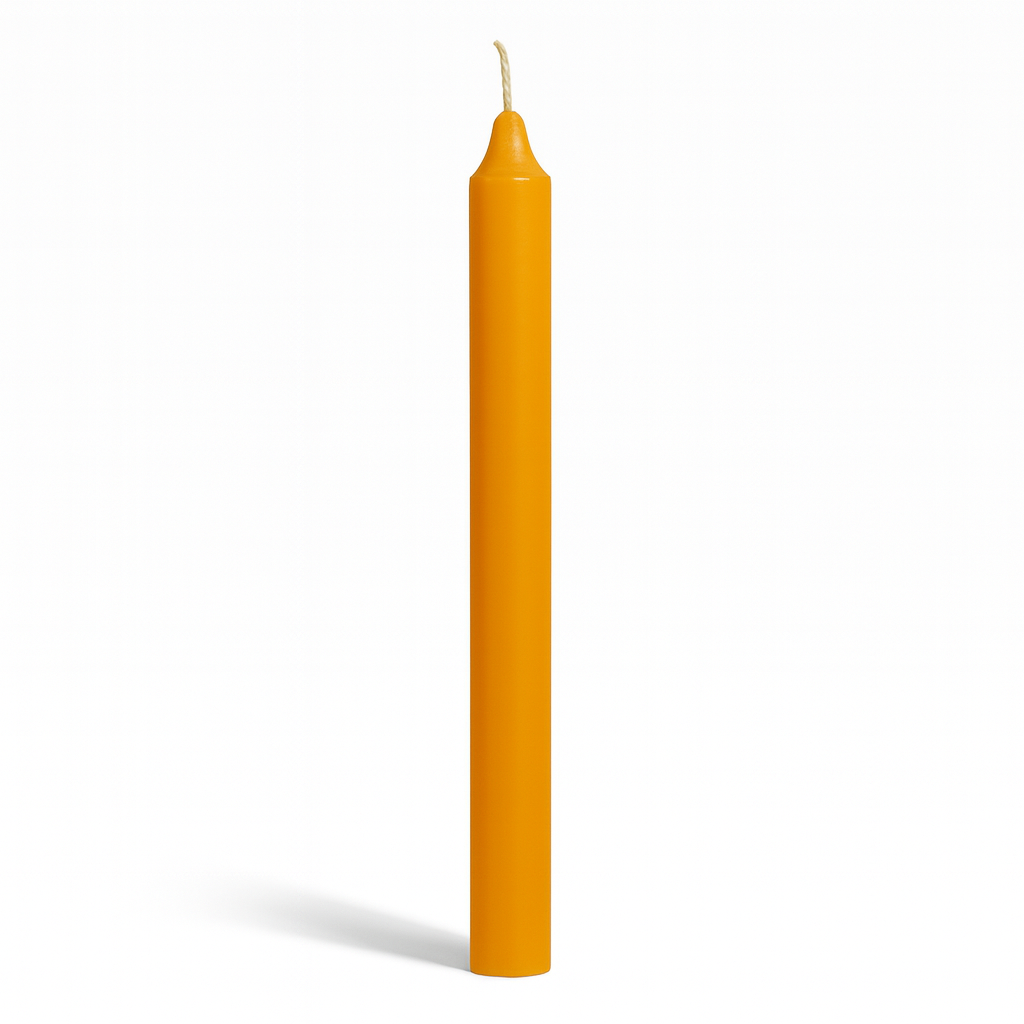 Vela Lisa Naranja 10u