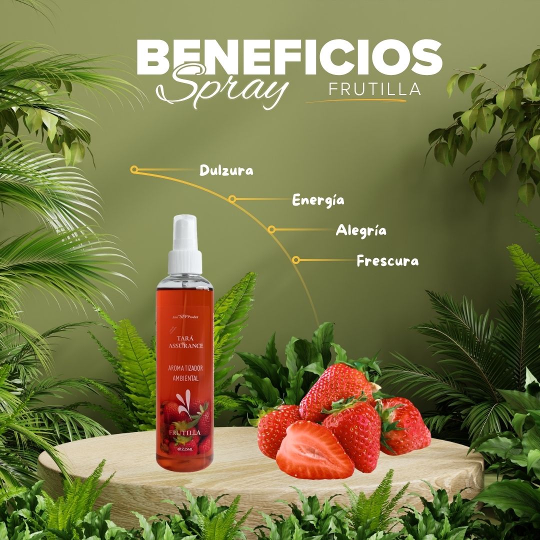 Aromatizante Spray Frutilla 250mL