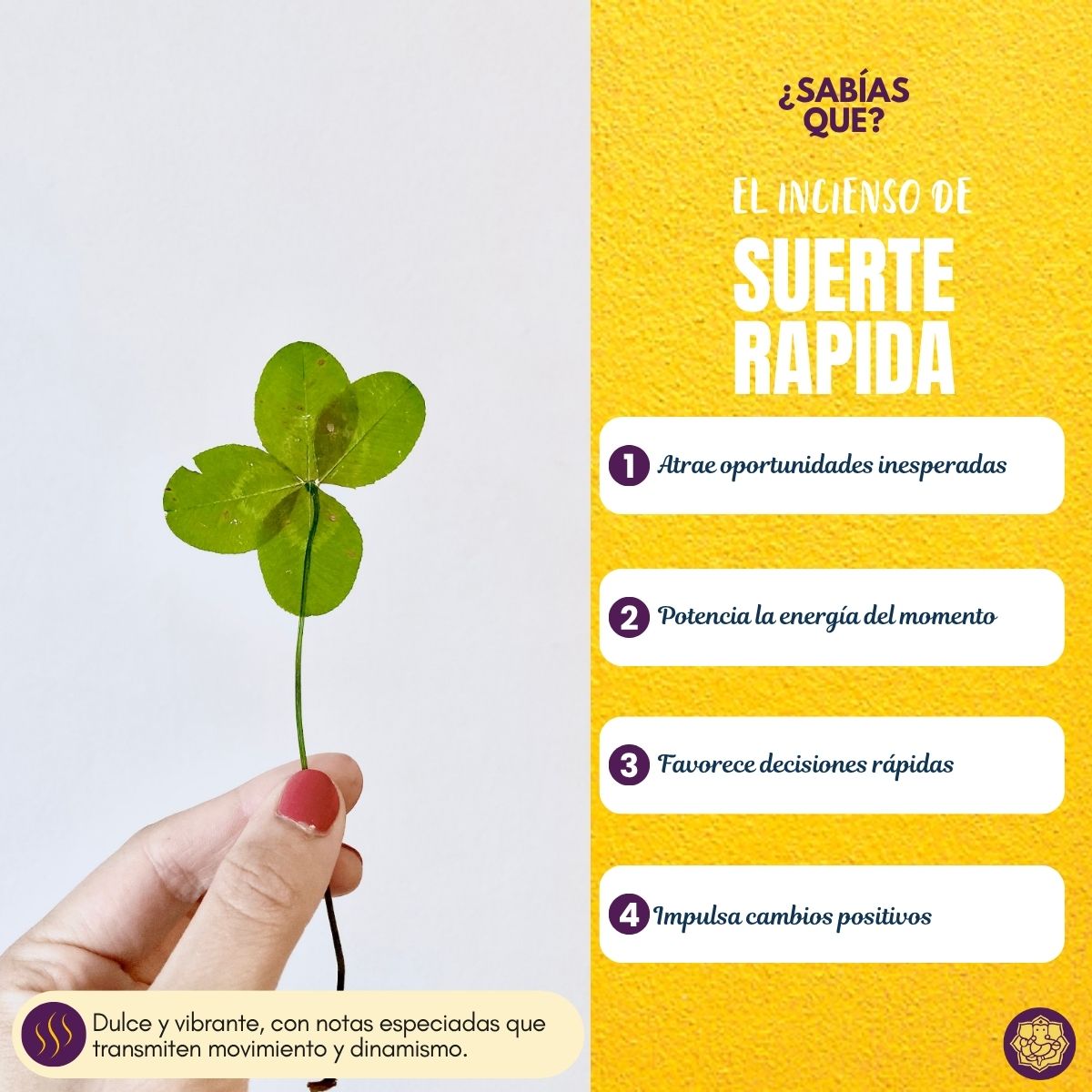 Incienso Suerte Rápida