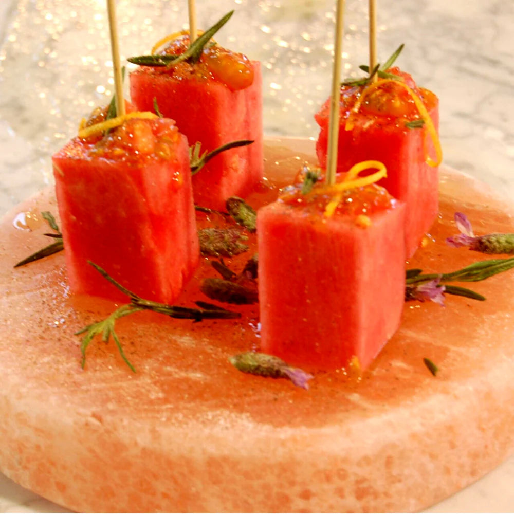 Tabla de Sal de Himalaya Redonda 20x20x5 CM