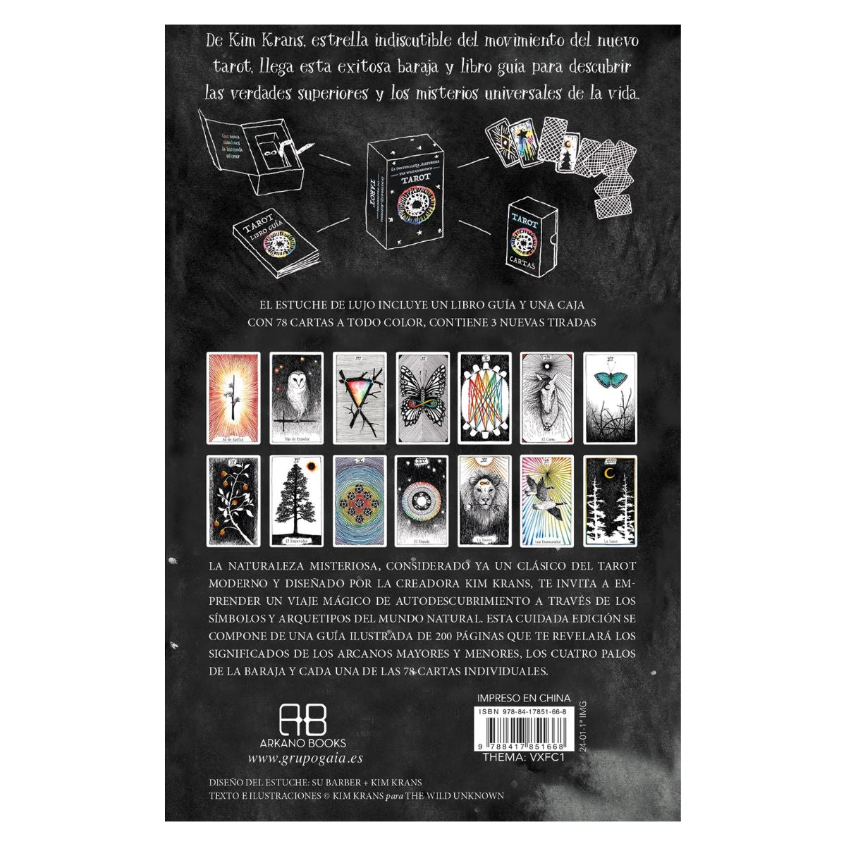 Tarot: La Naturaleza Misteriosa (Cartas y Libro)