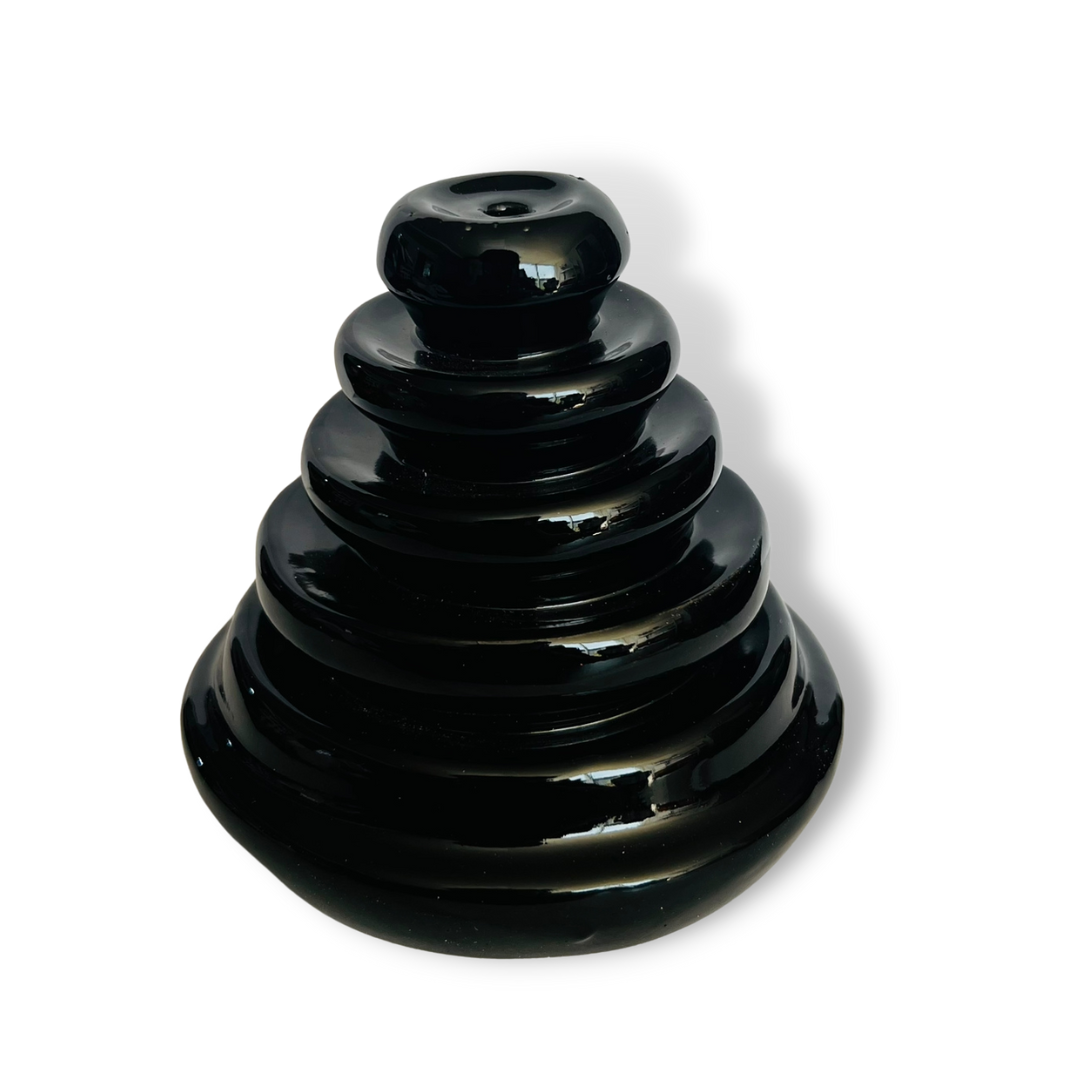 Porta Incienso Cascada Piramide Redonda + 10 inciensos