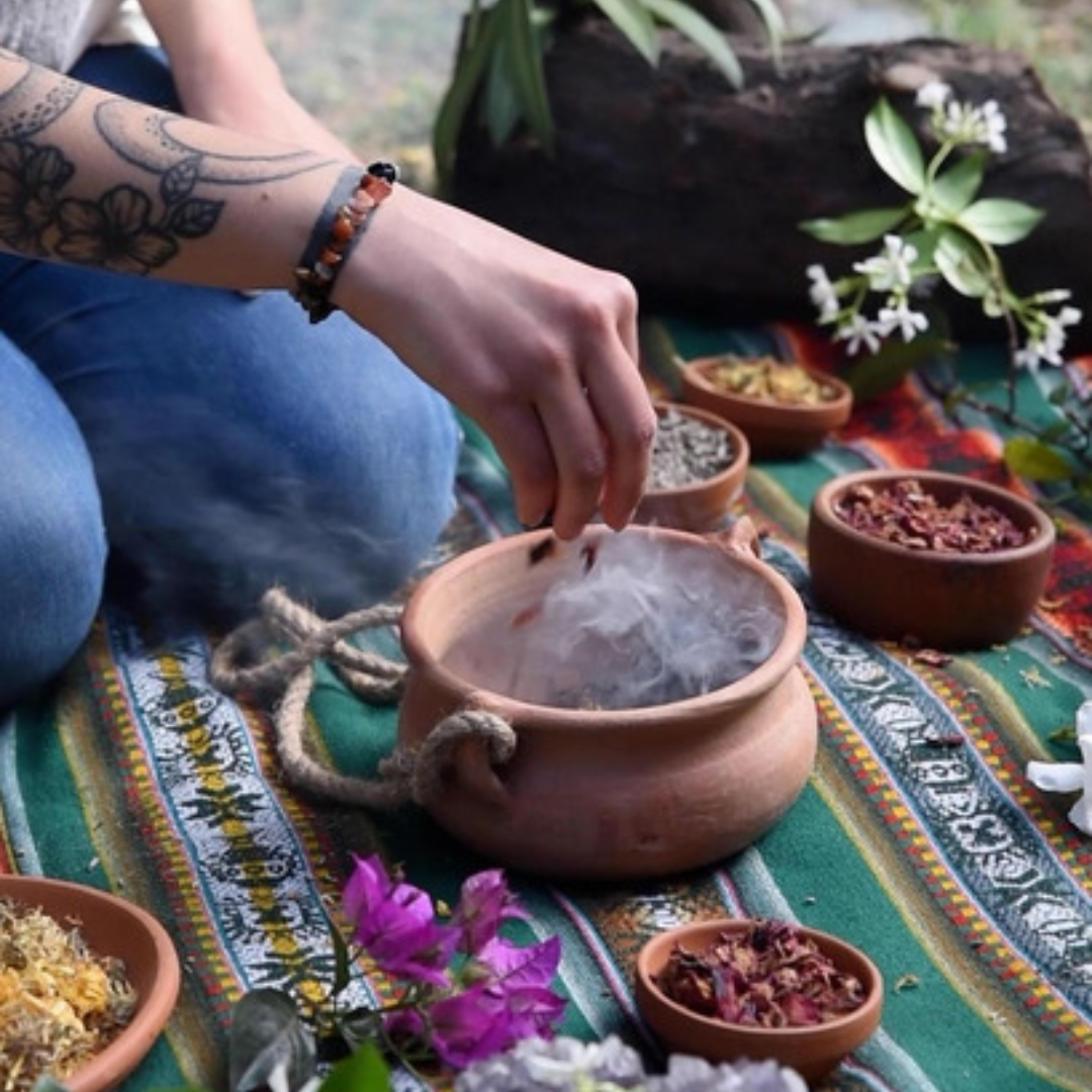 Vasija Andina Ancestral Sahumerio