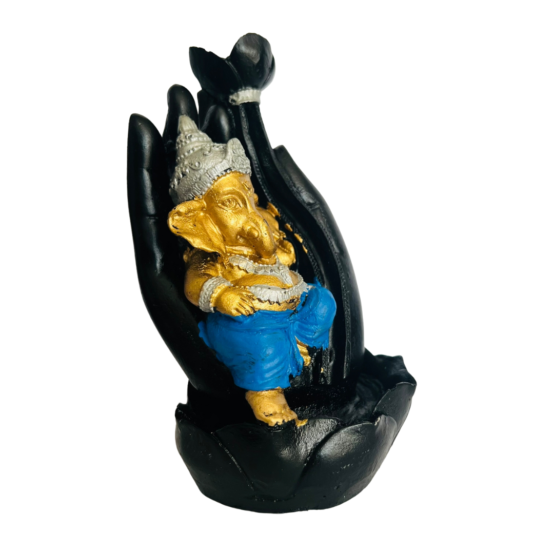 Porta Incienso Cascada Ganesha in the Hand + 10 inciensos