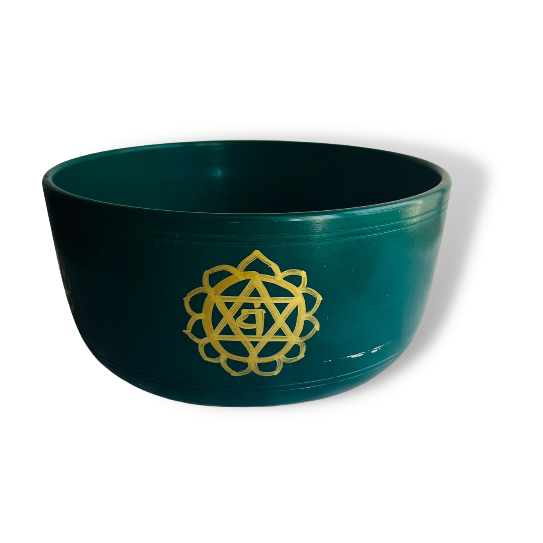 Box Cuenco Tibetano Verde YAM 18cm