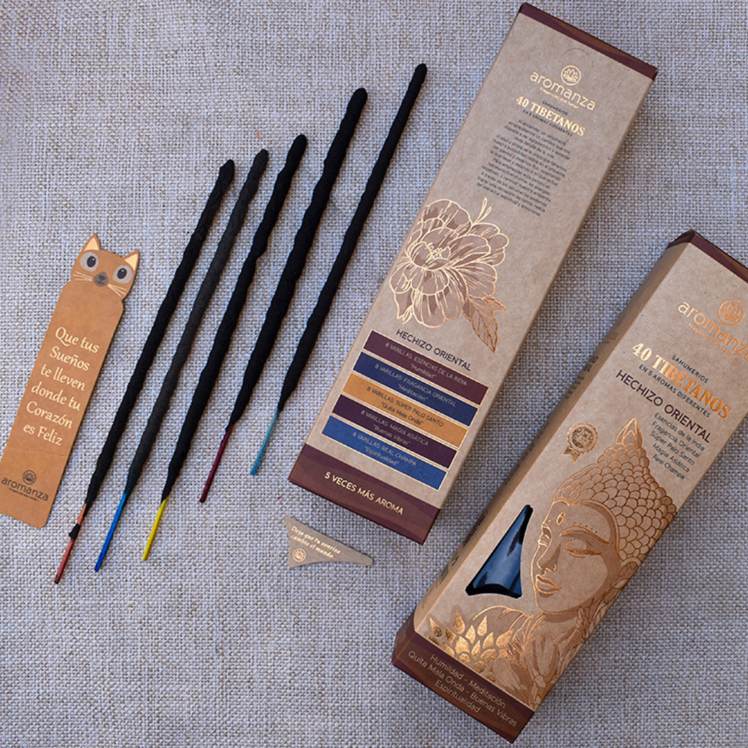 Sahumerio 40 Tibetanos Sensaciones - Aromanza
