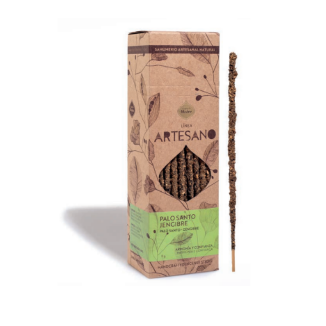 Sahumerio Artesano Palo Santo Jengibre 30u