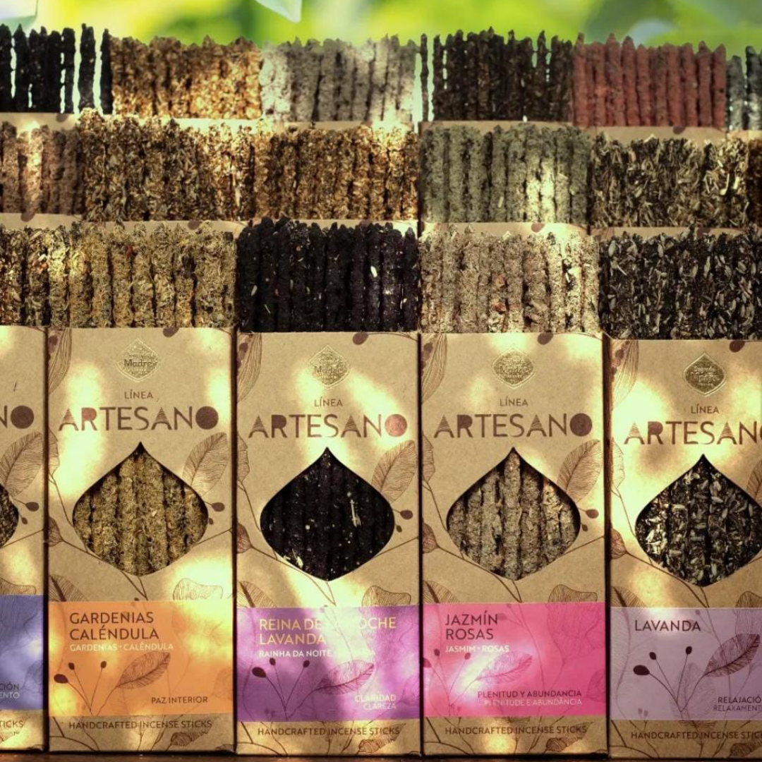 Sahumerio Artesano Palo Santo Rosa 30u