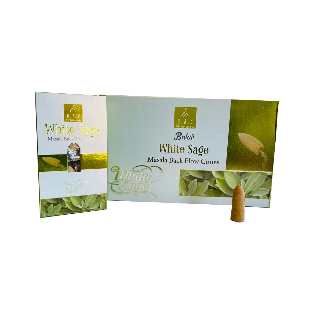 Incienso Cascada Salvia Blanca 120Conos